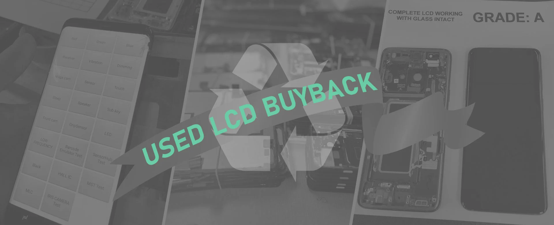Soluciones de recompra LCD usadas
