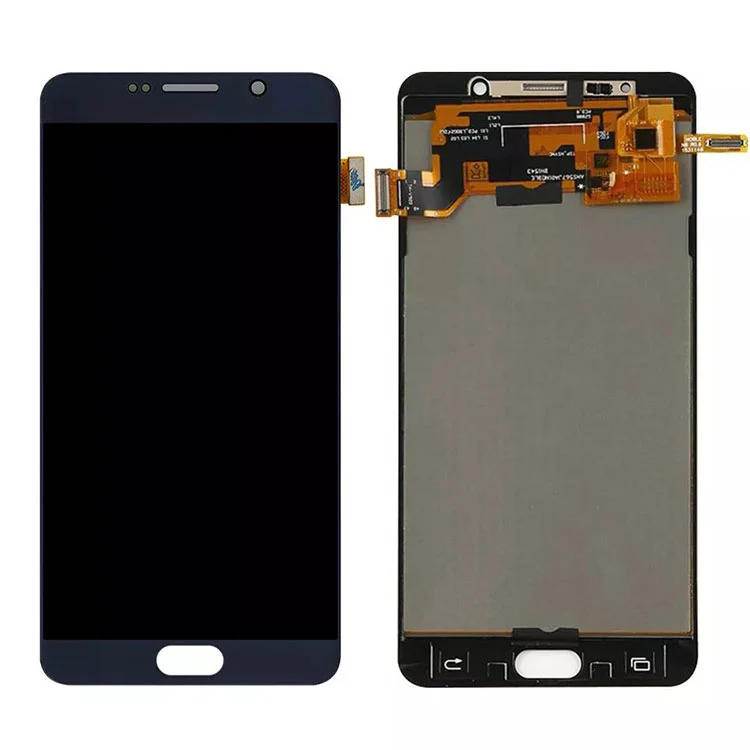 Para Samsung Galaxy Note 5 Conjunto de digitalizador de pantalla OLED LCD con marco