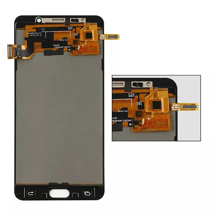 Para Samsung Galaxy Note 5 Conjunto de digitalizador de pantalla OLED LCD con marco