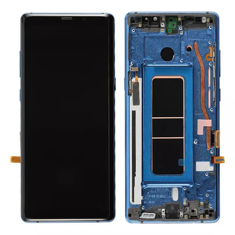 Para Samsung Galaxy Note 8 Conjunto de digitalizador de pantalla OLED LCD con marco