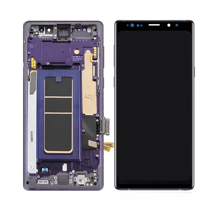 para Samsung Galaxy Note 9 Conjunto de digitalizador de pantalla OLED LCD con marco