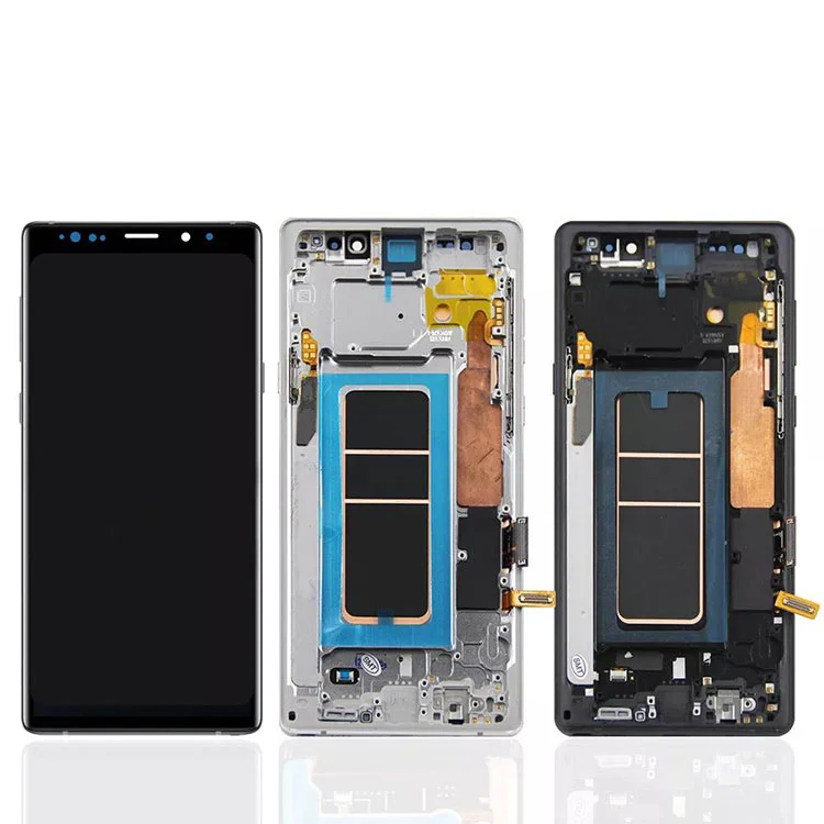 para Samsung Galaxy Note 9 Conjunto de digitalizador de pantalla OLED LCD con marco