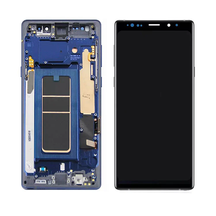 para Samsung Galaxy Note 9 Conjunto de digitalizador de pantalla OLED LCD con marco