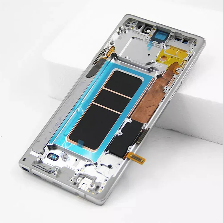 para Samsung Galaxy Note 9 Conjunto de digitalizador de pantalla OLED LCD con marco
