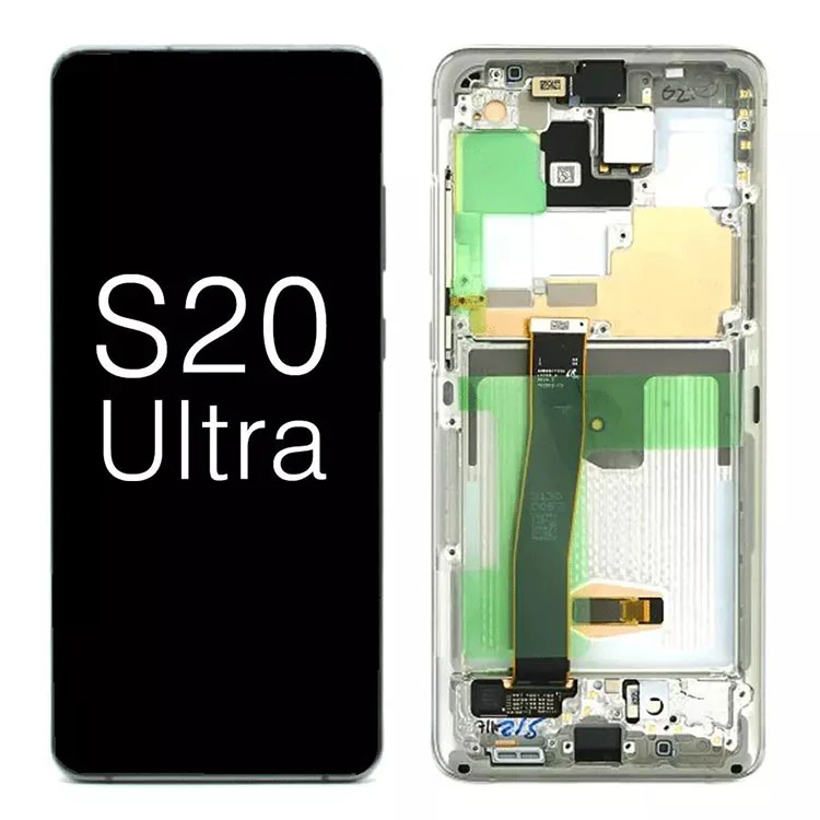 Para Samsung Galaxy S20 Ultra G988 5G Pantalla OLED Reemplazo de pantalla táctil LCD