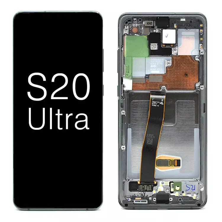 Para Samsung Galaxy S20 Ultra G988 5G Pantalla OLED Reemplazo de pantalla táctil LCD