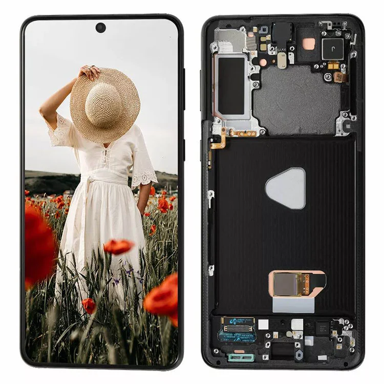 Para Samsung Galaxy S21 Plus, visualización LCD de reemplazo del ensamblaje de la pantalla táctil