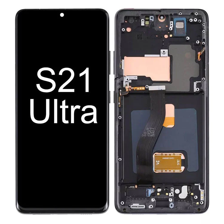 Para Samsung Galaxy S21 Ultra LCD Visualización de la pantalla táctil Reemplazo del ensamblaje